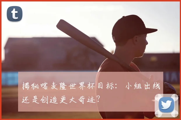 揭秘喀麦隆世界杯目标：小组出线还是创造更大奇迹？